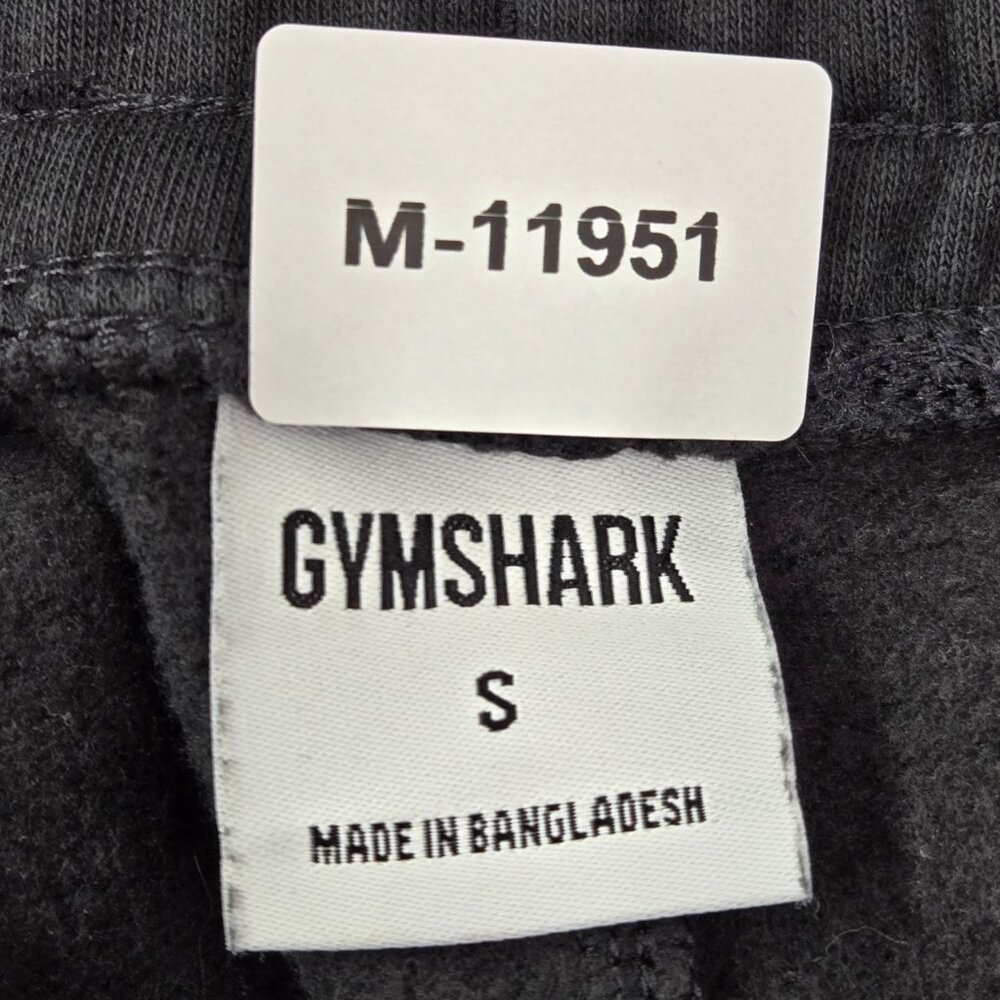 Gymshark Men Activewear Pants Small Black Jogger Logo Embroidered - Picture 8 of 11